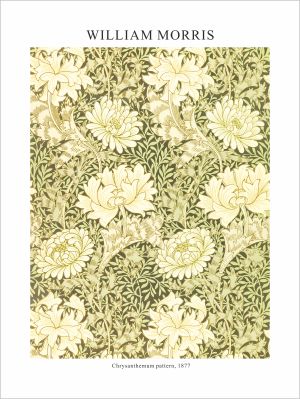 Принт Chrysanthemum pattern, Уилям Морис - репродукция