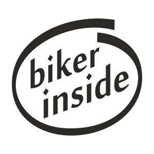 Biker Inside - Стикер за автомобил